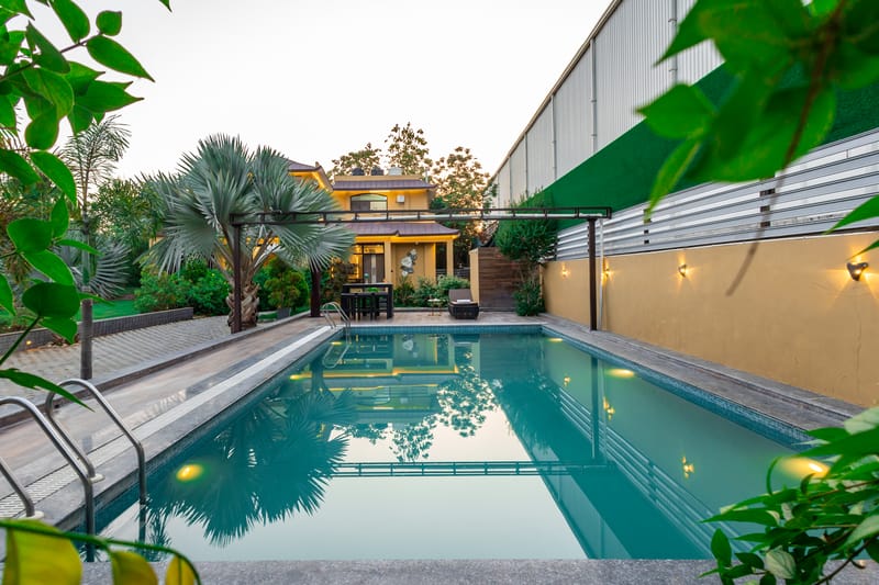 Autum Villa | Pet-friendly 4-BHK Villa with Private pool with rain curtain, Game Zone, Indoor Bar and Garden – photo 23
