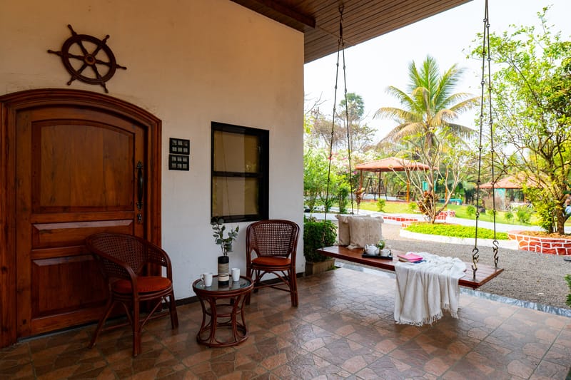Valdivian Villa | 3-BHK with Verandah, Temple and Machan – photo 11