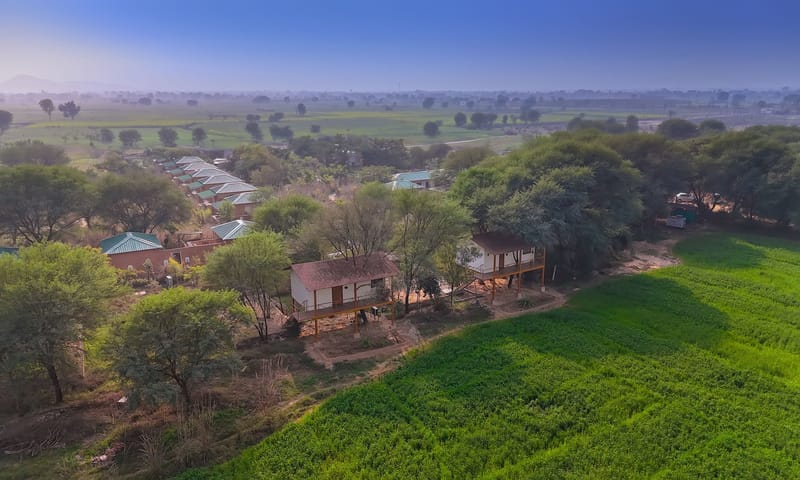 Bagh Serai | Cottage With Plunge Pool on 5-Acre Land Near Forest With Common Pool & Restro – photo 6
