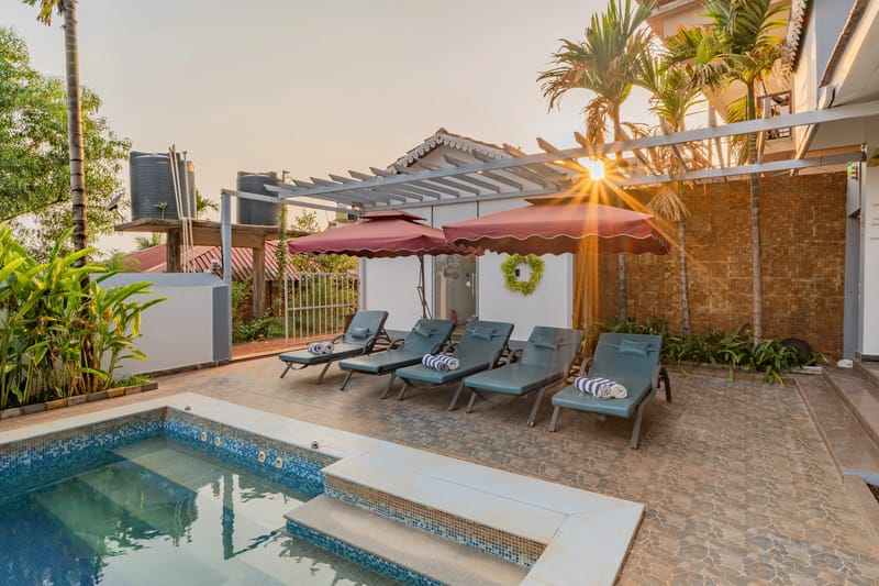 Gracias Aquora | 1-Room Retreat With Private Balcony, Shared Pool, & Restros, Close to Ashvem Beach – photo 16
