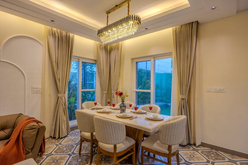 Mistwood Villa | Serene 4 BHK Retreat with Private Pool, Terrace Lounge, Elegant Living Spaces & Outdoor Seating – photo 21
