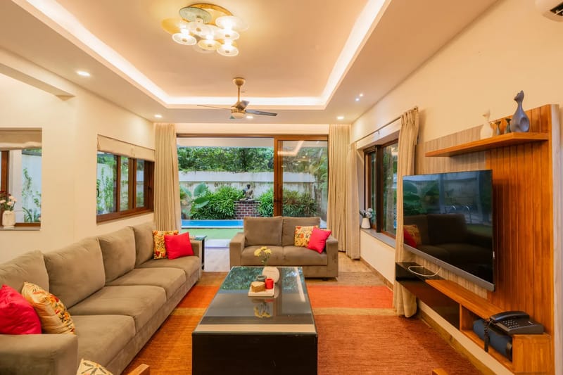Villa Anasa | 4-BHK | Pvt Pool | Garden | Outdoor Sitting Area – photo 12