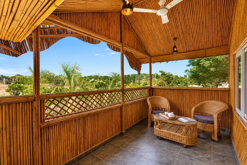 Fernwood | 6-BHK Stone-Clad Estate with Bamboo Cottages, Private Pool, Gazebo & Terrace Garden – photo 32