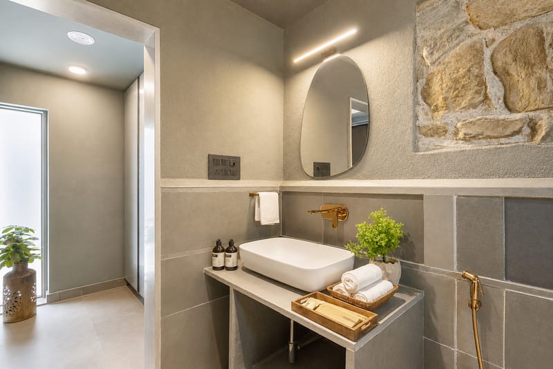 Stone Age Home | 4-BHK Stone Retreat with Private Pool, Garden, Gazebo, Terrace, & Open-Air Dining – photo 22