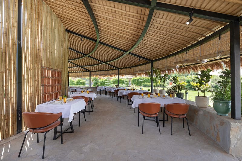 Kimaya Kove | Hut-Style Cottage with Open-Air Shower, Shared Pool, Restaurant, and Garden in Boutique Resort – photo 12