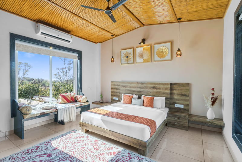 Krishna Serenity Villa | Pet-friendly 7-BHK Farmhouse with Private Pool, Gazebo and Garden, & Rajasthani Dhani – photo 38