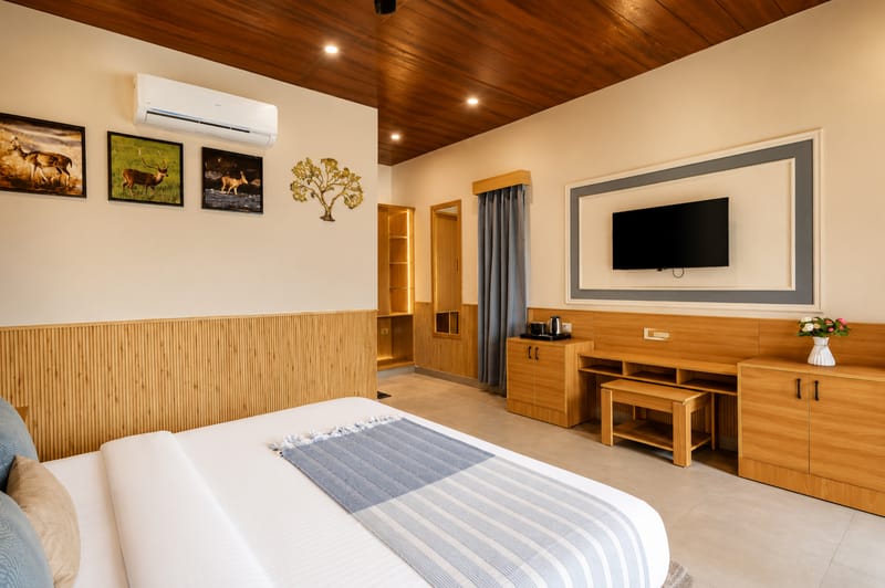 Puvalgarh Farms Thistle | Cottage-style Suite with Shared, Pool, Dining, Garden & Outdoor Sit-out | Near Sitabani Gate – photo 11