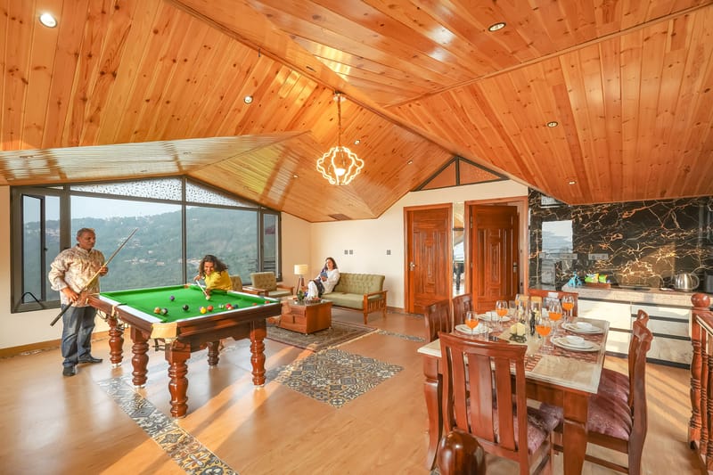 Kosh Villa Pinevale | 2- BHK Villa With Pool Table, Terrace Lounge & 360 Panoramic Mountain Views – photo 22