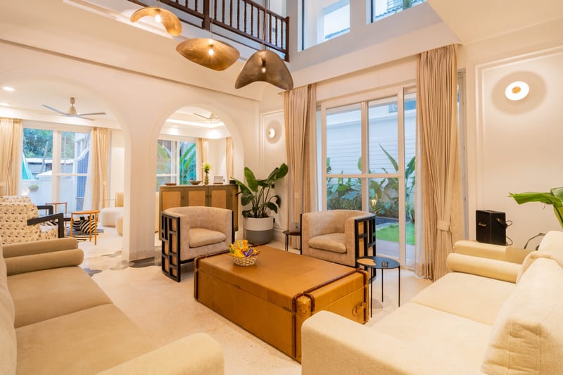 Purple Coral | Luxe 5-BHK Villa With Two Private Pools & Lift Near Chapora Fort – photo 27