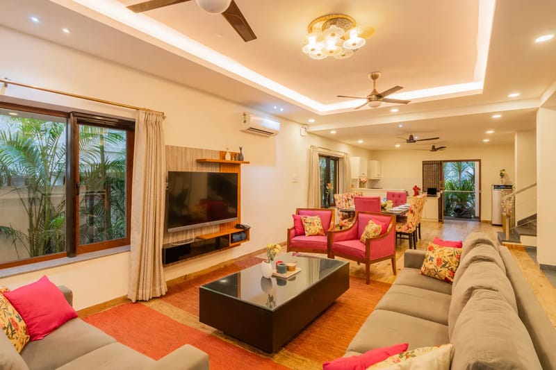 Villa Anasa | 4-BHK | Pvt Pool | Garden | Outdoor Sitting Area – photo 14