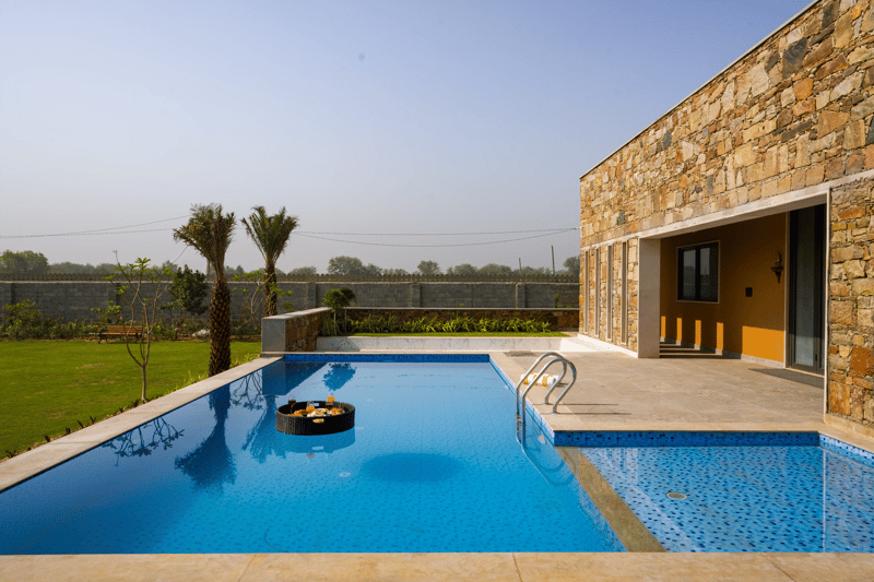 The Kanota Retreat | 4-BHK Villa Near Kanota Dam With Private Pool & Stunning Hill Views – photo 3