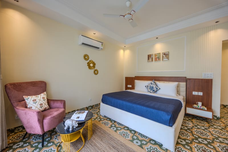 Mistwood Villa | Serene 4 BHK Retreat with Private Pool, Terrace Lounge, Elegant Living Spaces & Outdoor Seating – photo 13