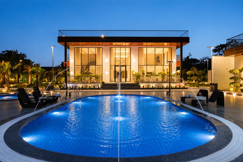 ASK Farms | Refined 4-BHK villa with Theatre Lounge, Pool & Fire BBQ Deck  – photo 48