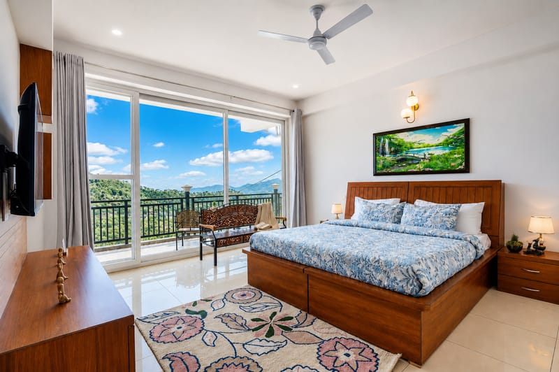 Mist & Manor Maple | Pet-friendly 6-BHK Apartment with Shared Game Zone, Outdoor Seating Areas & 360 Panoramic Views – photo 16