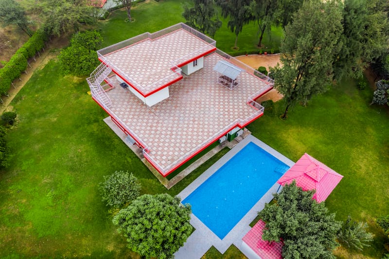 Luxe FarmAcre | Pet-friendly 4-BHK Villa With Private Pool, Garden & Terrace – photo 8