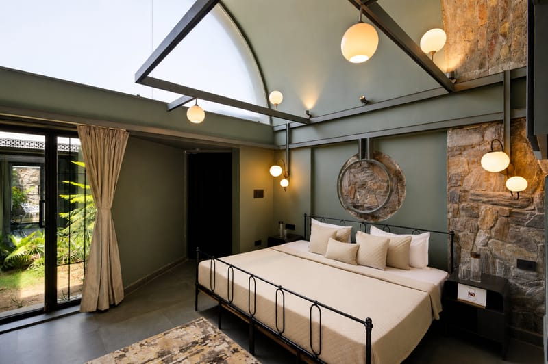 Fernwood | 6-BHK Stone-Clad Estate with Bamboo Cottages, Private Pool, Gazebo & Terrace Garden – photo 22
