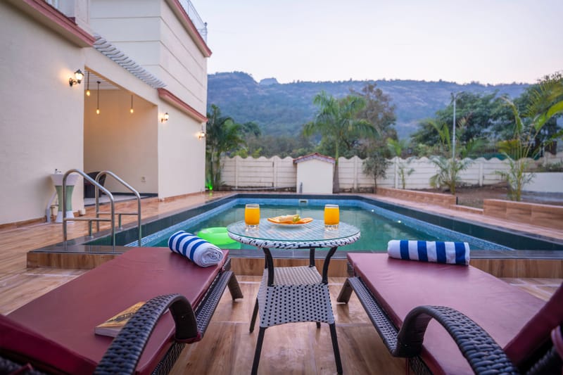 Lavender Crest | Pet- friendly 4-BHK Villa With Private Pool , Garden Area,  and Outdoor seating | Near Bhimashankar Walls Trek – photo 6