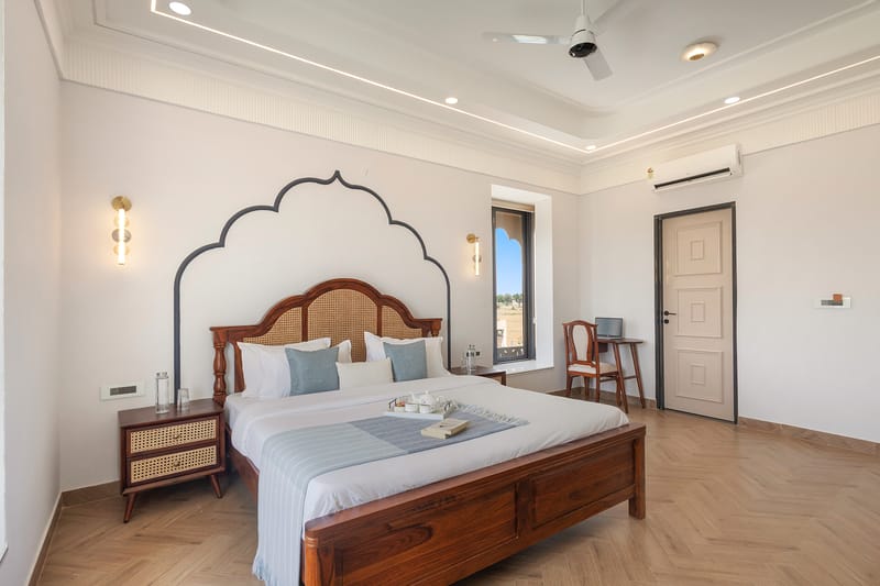 Nirvana Farms |  Heritage-Style 5-BHK Farmhouse with Private Pool, Lounge Area and Garden – photo 30