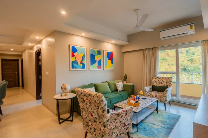 Veera Marina | 3-BHK Penthouse With Terrace, Common Pools & Lift, Near Candolim Beach – photo 14