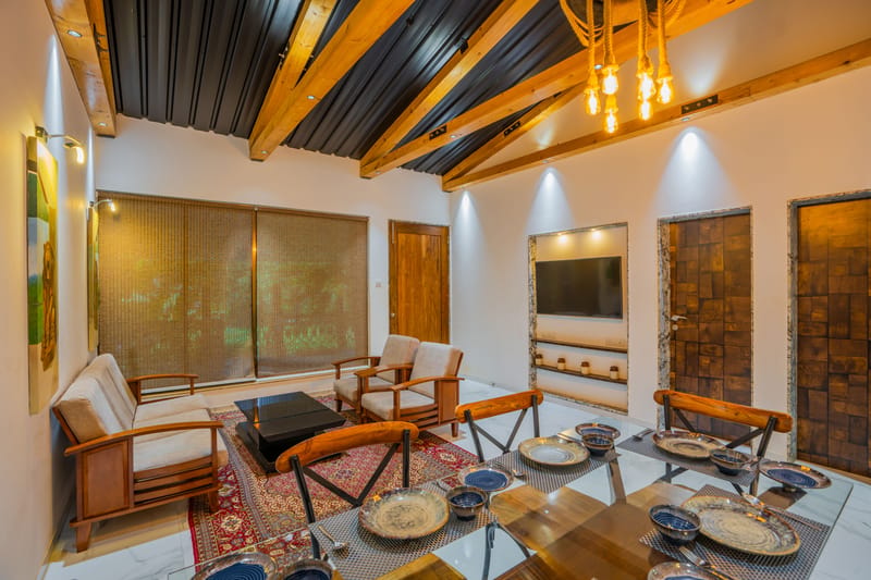 Energise Soul Retreat Vishuddha Villa | Pet-friendly 3-BHK With Jacuzzi, Garden,  Bonfire Pit & Shared Pool, Spiritual Sanctuary and Restro – photo 41