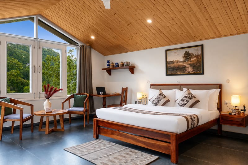 Gable Pine Peaks | Pet-friendly 5-BHK Apartment With Pvt Sit-out Area, Plunge Pool & Lawn Amid Mountains – photo 10