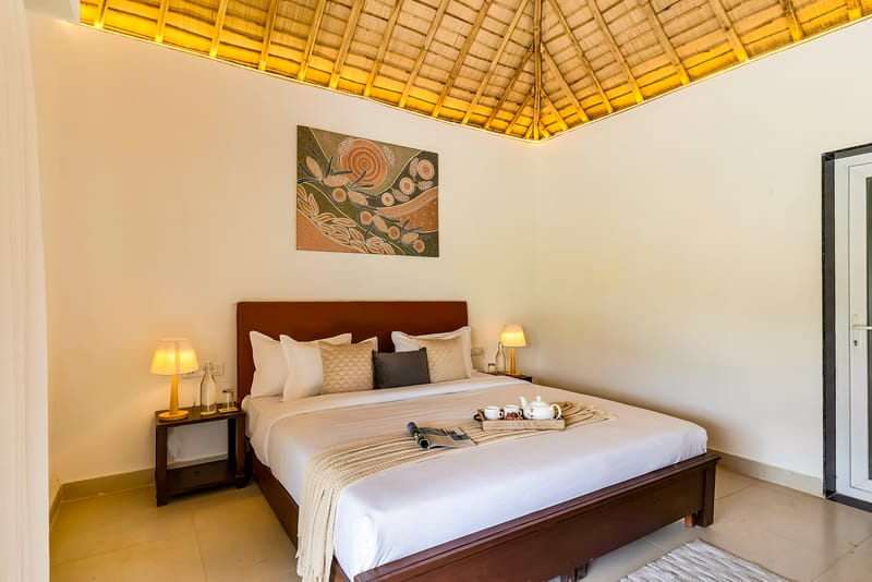 Kimaya Kove | Hut-Style Cottage with Open-Air Shower, Shared Pool, Restaurant, and Garden in Boutique Resort – photo 10