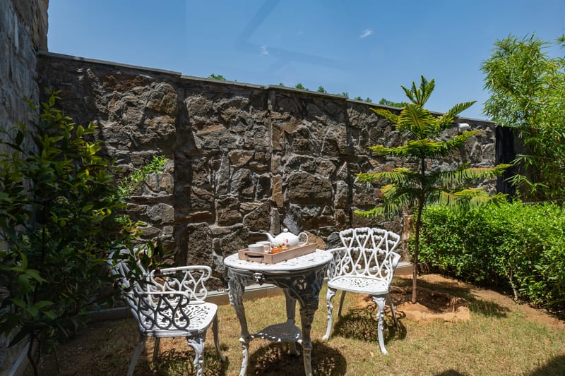 Stone Age Home | 4-BHK Stone Retreat with Private Pool, Garden, Gazebo, Terrace, & Open-Air Dining – photo 23