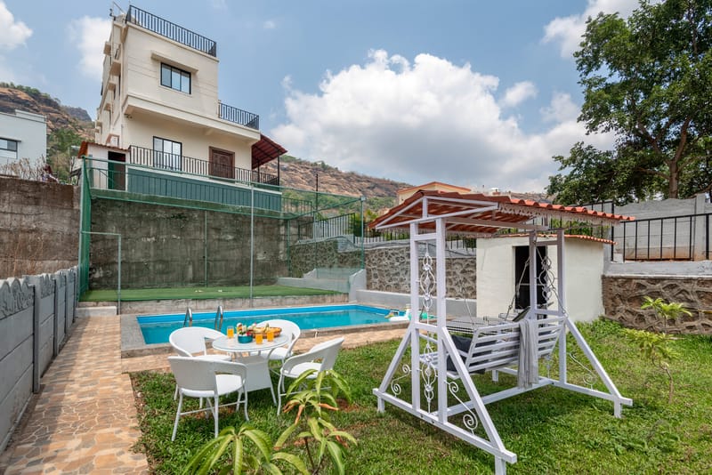 Ansh Villa | 4BHK Private Pool Retreat with Turf & Garden | Near Sahyadri Waterfall – photo 9