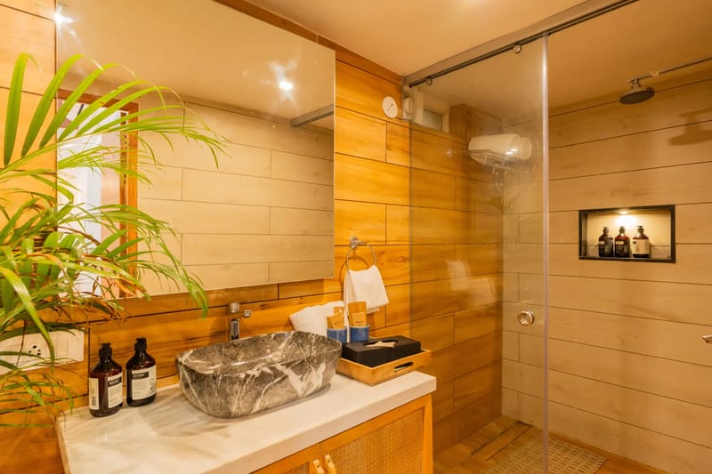 House of Neptune | 1-BHK Boutique Villa | Open Kitchen | Sit-out area | 10 Meters from Ashwem Beach – photo 29