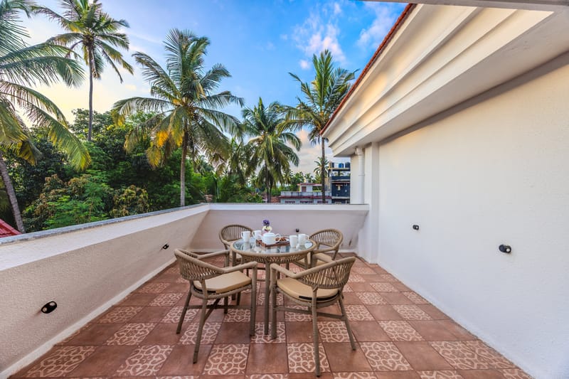 Mistwood Villa | Serene 4 BHK Retreat with Private Pool, Terrace Lounge, Elegant Living Spaces & Outdoor Seating – photo 6