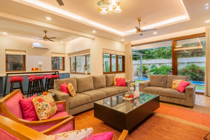 Villa Anasa | 4-BHK | Pvt Pool | Garden | Outdoor Sitting Area – photo 11