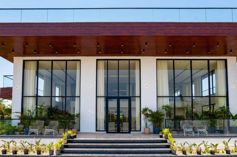 ASK Farms | Refined 4-BHK villa with Theatre Lounge, Pool & Fire BBQ Deck  – photo 12