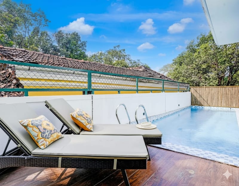 Casa Lotus | 3-BHK Villa with Private Pool, Cosy Nook, Balconies; in a Gated Complex – photo 7