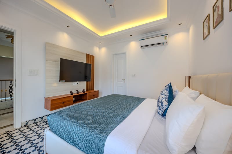 Mistwood Villa | Serene 4 BHK Retreat with Private Pool, Terrace Lounge, Elegant Living Spaces & Outdoor Seating – photo 15