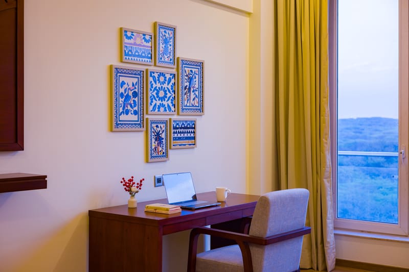 Eternal Oasis Aravali View Suite | Serene 1-Room Retreat With Restaurant, Balcony & Banquet Hall – photo 13
