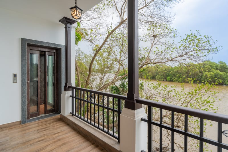 Villa Riviere | Private Riverfront Estate with 6-BHK & 3-BHK, 2 Infinity Pools, Lift, Lounge Area & Kids' Room | 3 Km from Candolim – photo 27