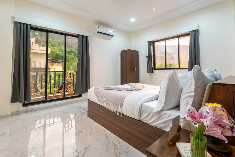 Ansh Villa | 4BHK Private Pool Retreat with Turf & Garden | Near Sahyadri Waterfall – photo 13