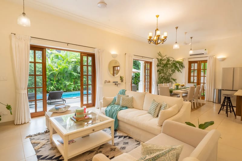 Casa Amore | 4-BHK Portuguese-Inspired Twin Villas In a Secluded Estate with Private Pools & Mini Bars | Close to Calangute & Baga Beach – photo 4