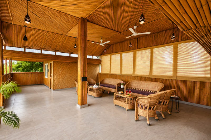 Fernwood | 6-BHK Stone-Clad Estate with Bamboo Cottages, Private Pool, Gazebo & Terrace Garden – photo 40