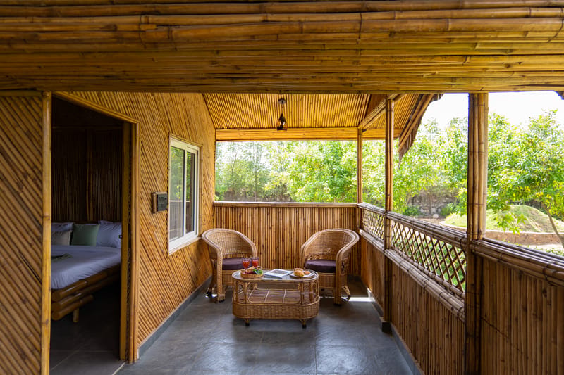 Fernwood | 6-BHK Stone-Clad Estate with Bamboo Cottages, Private Pool, Gazebo & Terrace Garden – photo 29