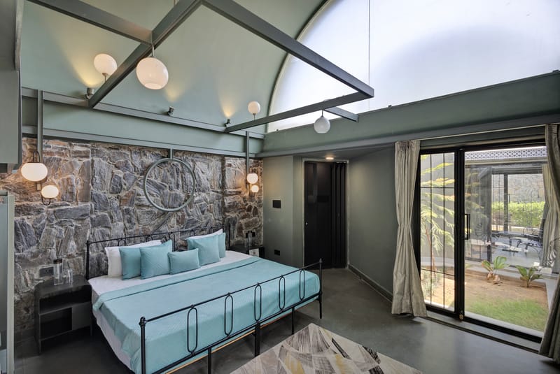 Stone Age Home | 4-BHK Stone Retreat with Private Pool, Garden, Gazebo, Terrace, & Open-Air Dining – photo 18