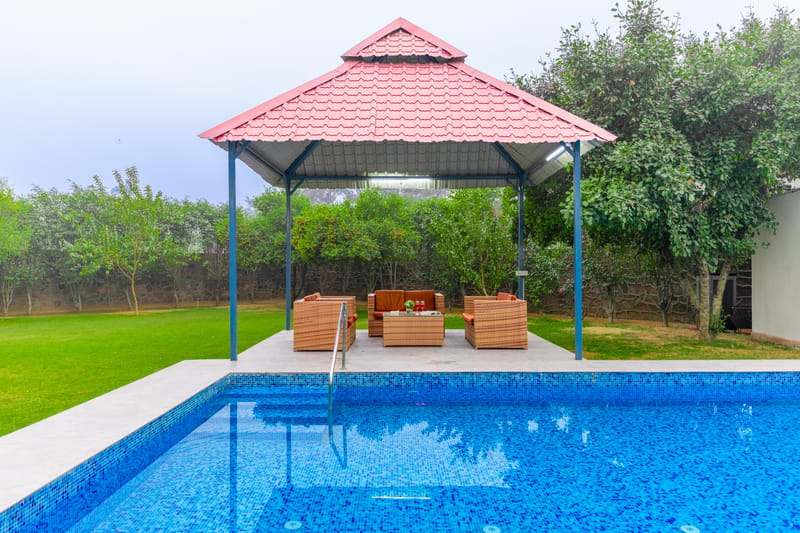 Luxe FarmAcre | Pet-friendly 4-BHK Villa With Private Pool, Garden & Terrace – photo 3
