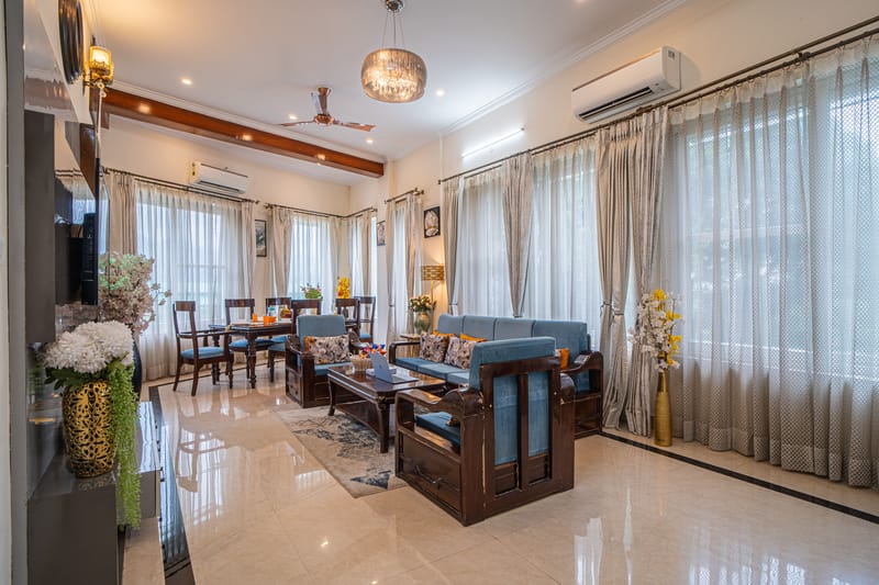 Sky Paradise | Pet-friendly 3-BHK Retreat With Gaming Zone, Home Theatre & Rooftop Gazebo – photo 35