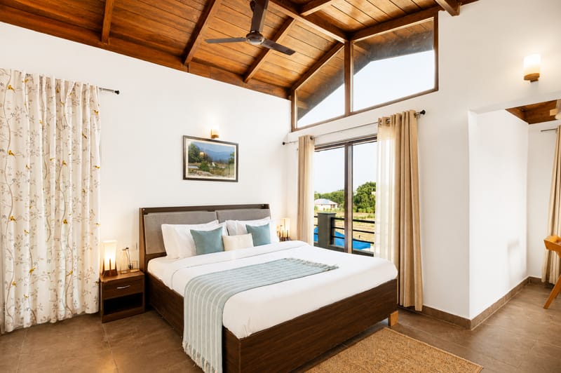Dhela Jungle Retreat Pebble | Pet- Friendly Suite in a Mini Resort with Shared Pool Near Jhirna Safari Zone  – photo 14