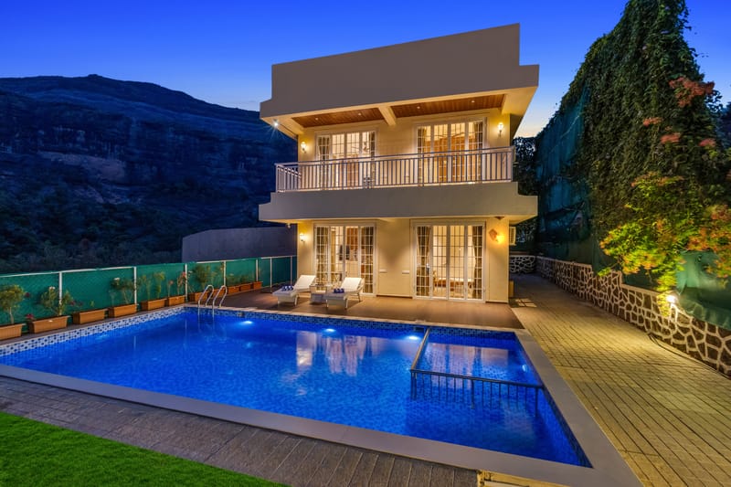 Heavenly Homes Villa | 2-BHK Villa with Private Pool, Garden & 360° Panoramic Hill Views Near Sahyadri Waterfall – photo 25