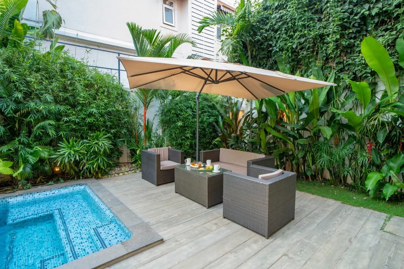 Casa Amore | 4-BHK Portuguese-Inspired Twin Villas In a Secluded Estate with Private Pools & Mini Bars | Close to Calangute & Baga Beach – photo 9