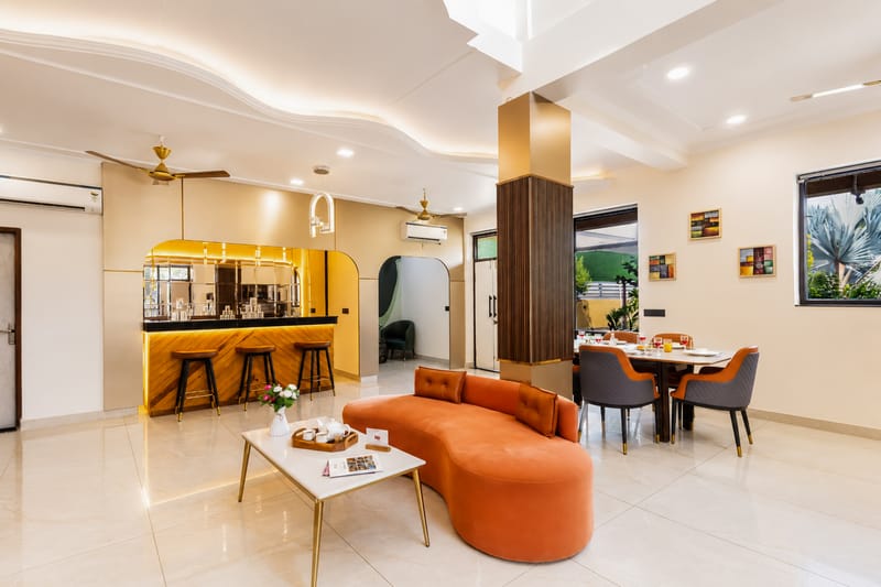 Autum Villa | Pet-friendly 4-BHK Villa with Private pool with rain curtain, Game Zone, Indoor Bar and Garden – photo 9
