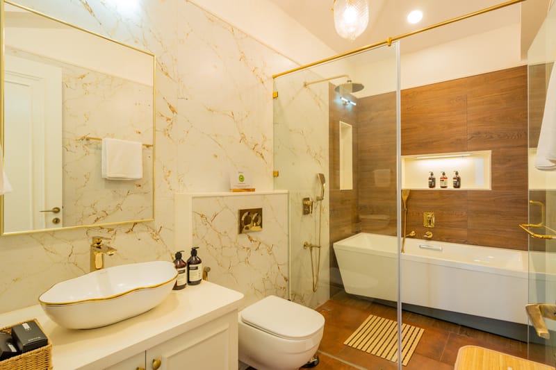 Villa Riviere | Private Riverfront Estate with 6-BHK & 3-BHK, 2 Infinity Pools, Lift, Lounge Area & Kids' Room | 3 Km from Candolim – photo 32