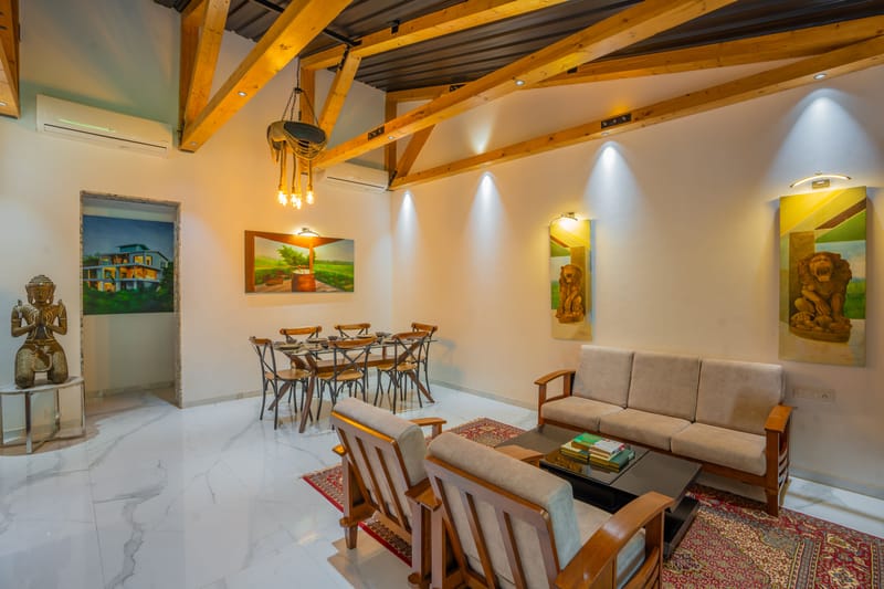 Energise Soul Retreat Vishuddha Villa | Pet-friendly 3-BHK With Jacuzzi, Garden,  Bonfire Pit & Shared Pool, Spiritual Sanctuary and Restro – photo 38