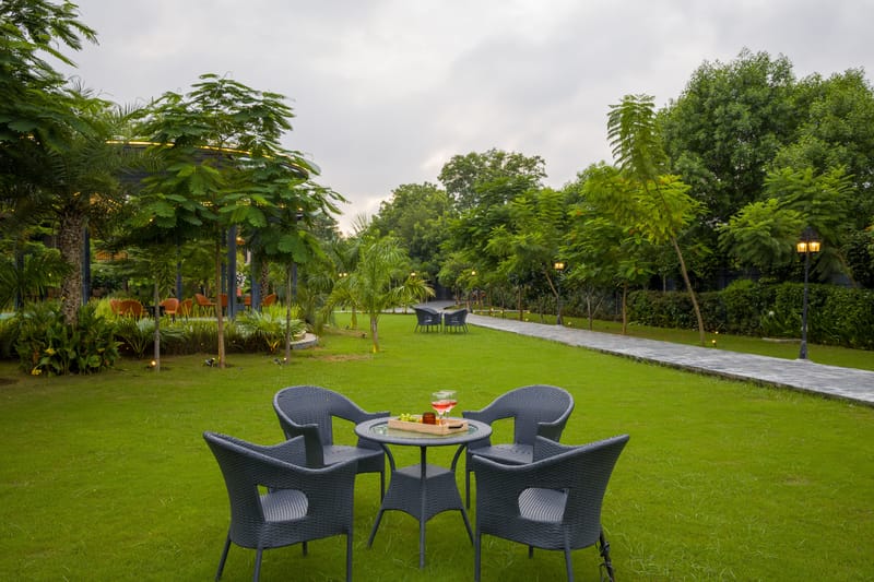 Raha Farms | 4-BHK Pet-friendly Villa with Private Pool, Restaurant, Shared Pool, Game Zone, & Gym on 5.5-Acre Land – photo 11